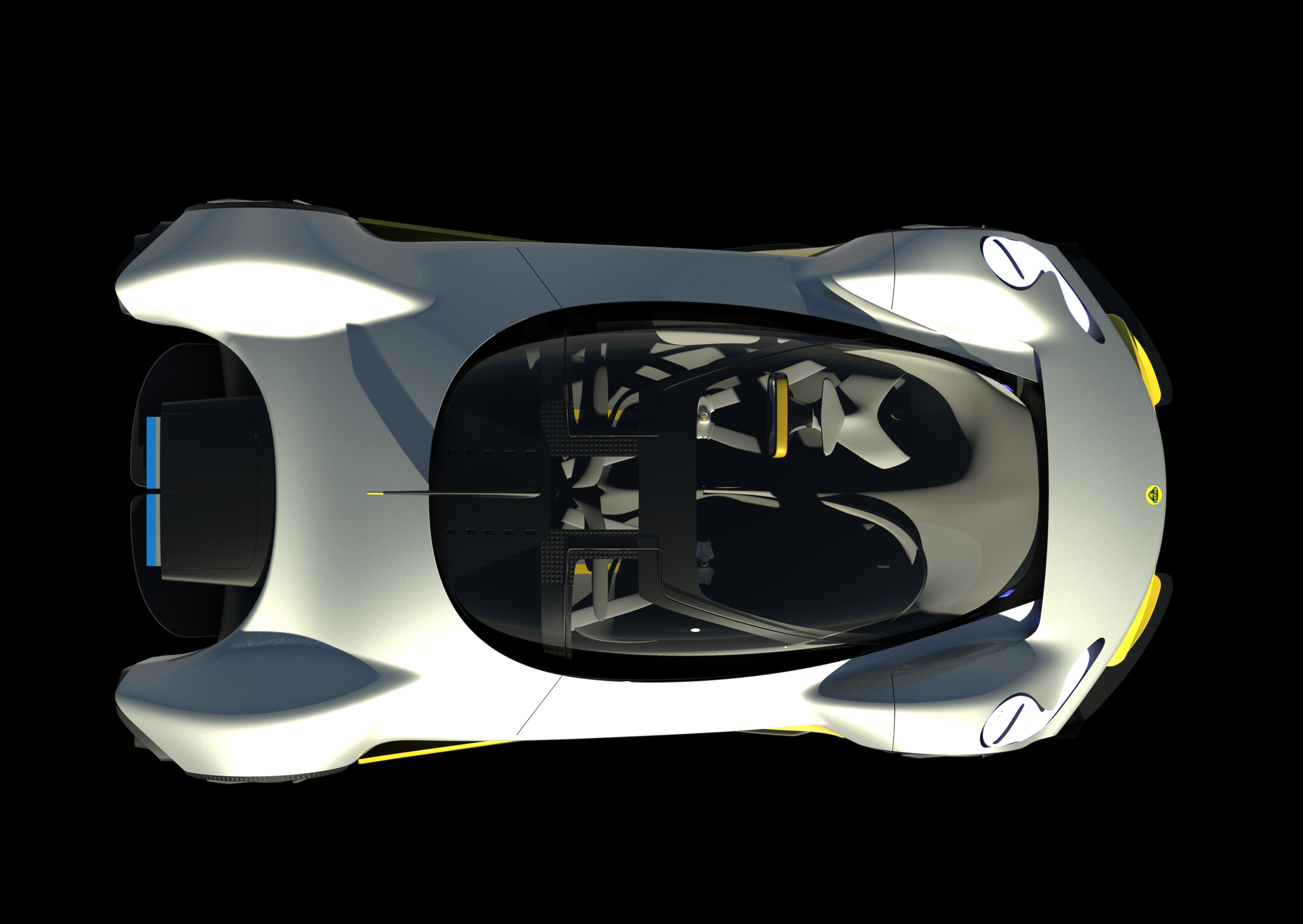 Vladislav Kulikov，Automobile design，lotus，conceptual design，Rail car，silver gray，