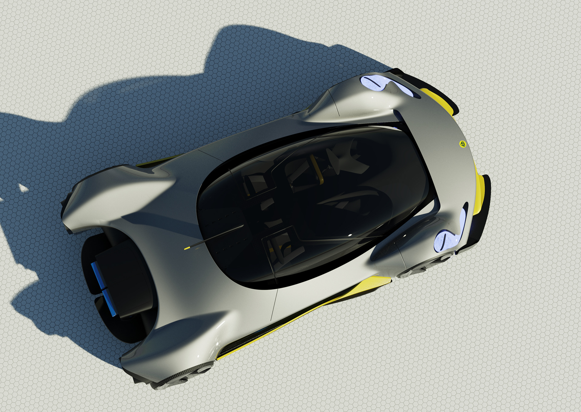 Vladislav Kulikov，Automobile design，lotus，conceptual design，Rail car，silver gray，