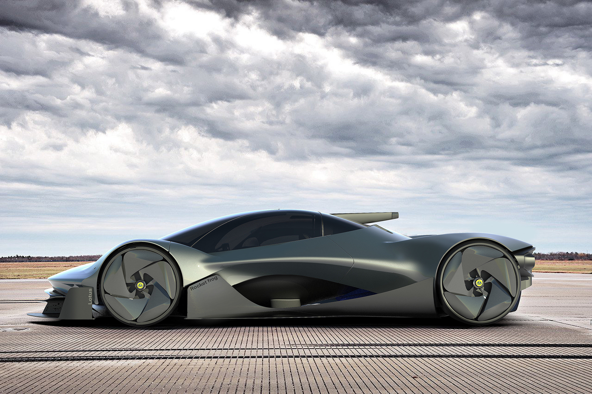 Vladislav Kulikov，Automobile design，lotus，conceptual design，Rail car，silver gray，