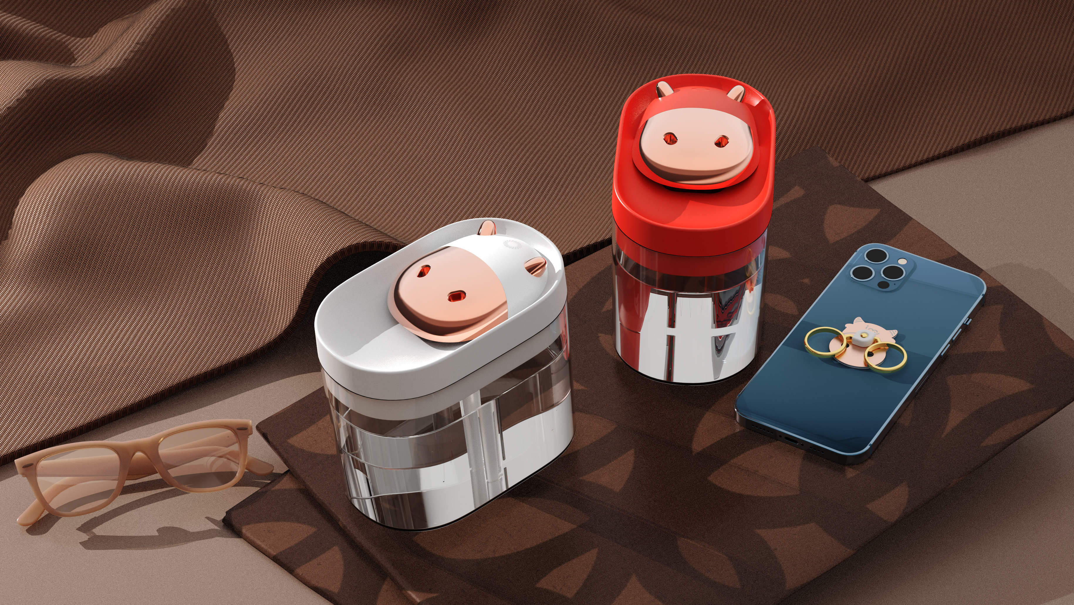 Humidifier，Double spray，cattle，electroplate，water，