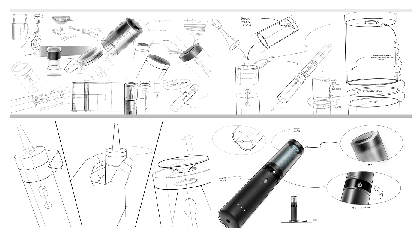 industrial design，product design，Toothbrush design，Intelligent appliance design，