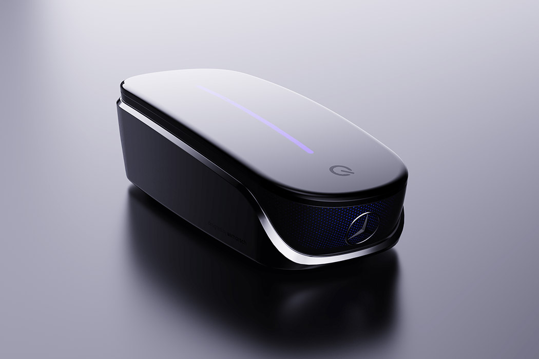 Touch screen cleaner，black，Mercedes Benz EQ series，Number of Anchors，Mouse shape，