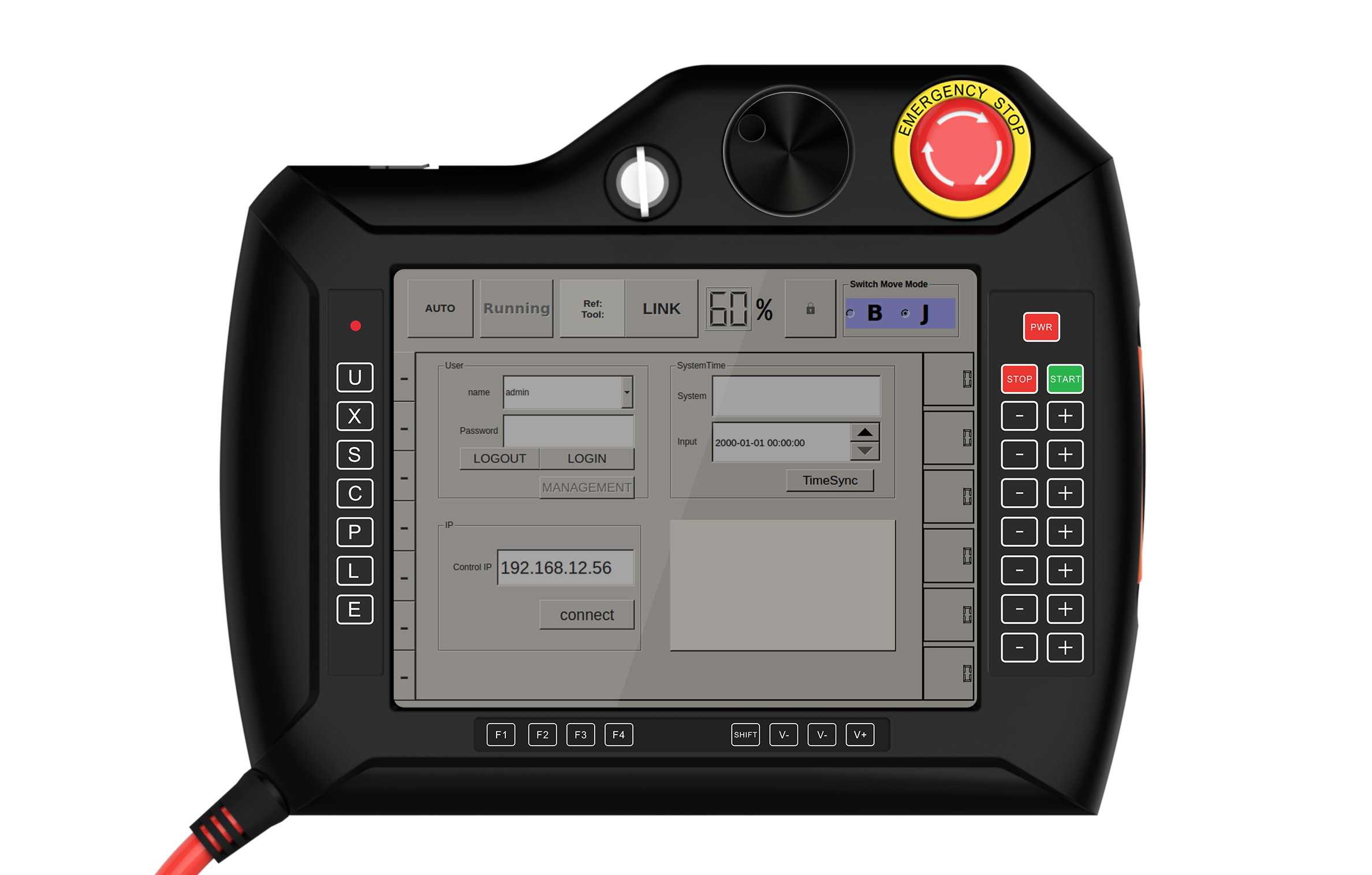 Teaching pendant，Industrial robot，