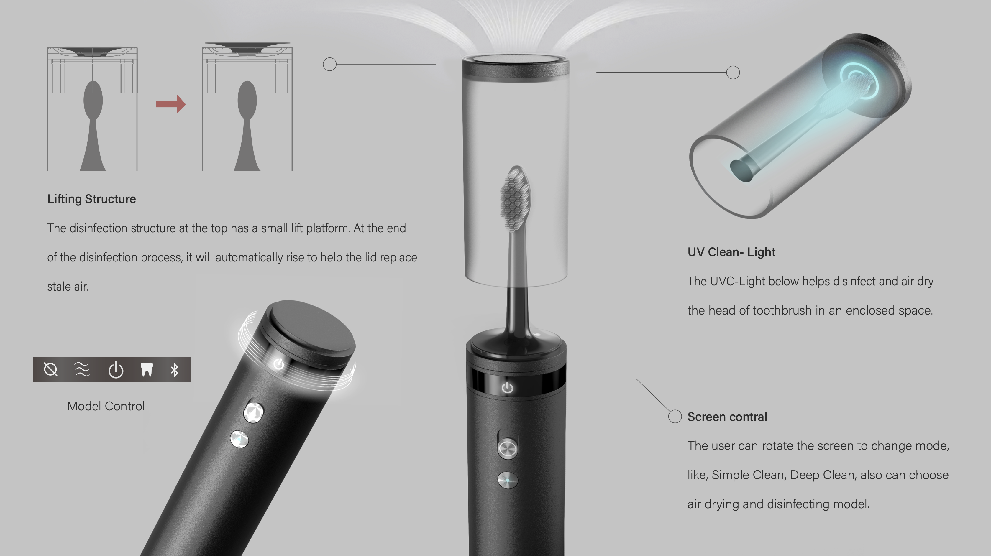 industrial design，product design，Toothbrush design，Intelligent appliance design，