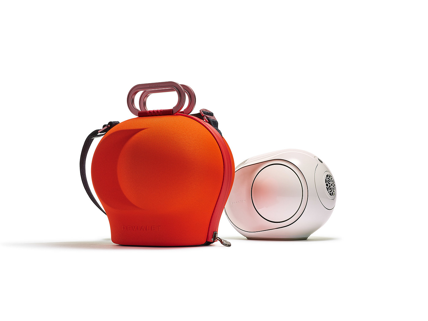 Guillaume Almon，Cocoon - Devialet，suitcase，orange，Bag，