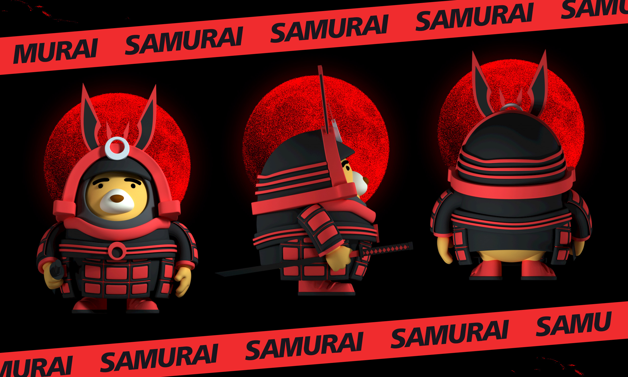 Cartoon IP，Wolf，warrior，Dog，