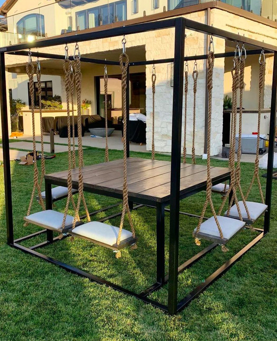 outdoors，furnace，barbecue，Hammock，