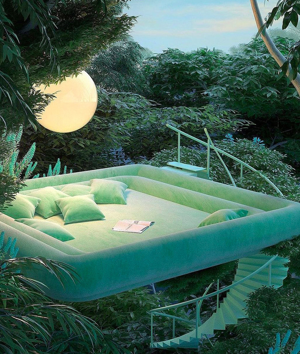 outdoors，furnace，barbecue，Hammock，