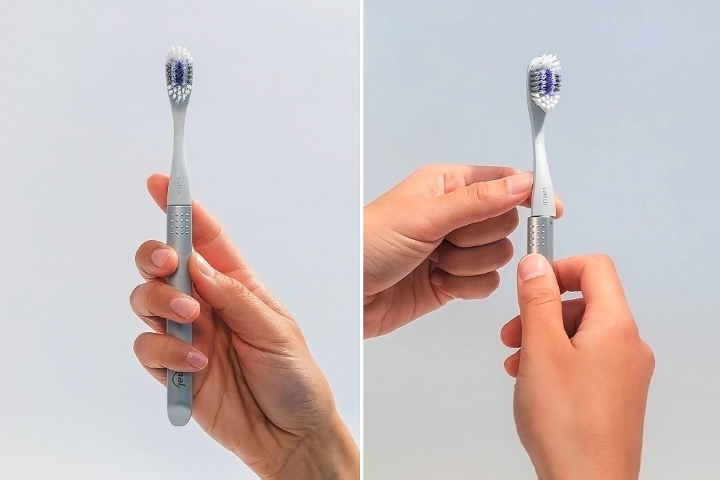 toothbrush，Toothbrush head，Discoloration，