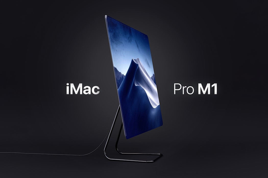 苹果，显示器，imac，概念，