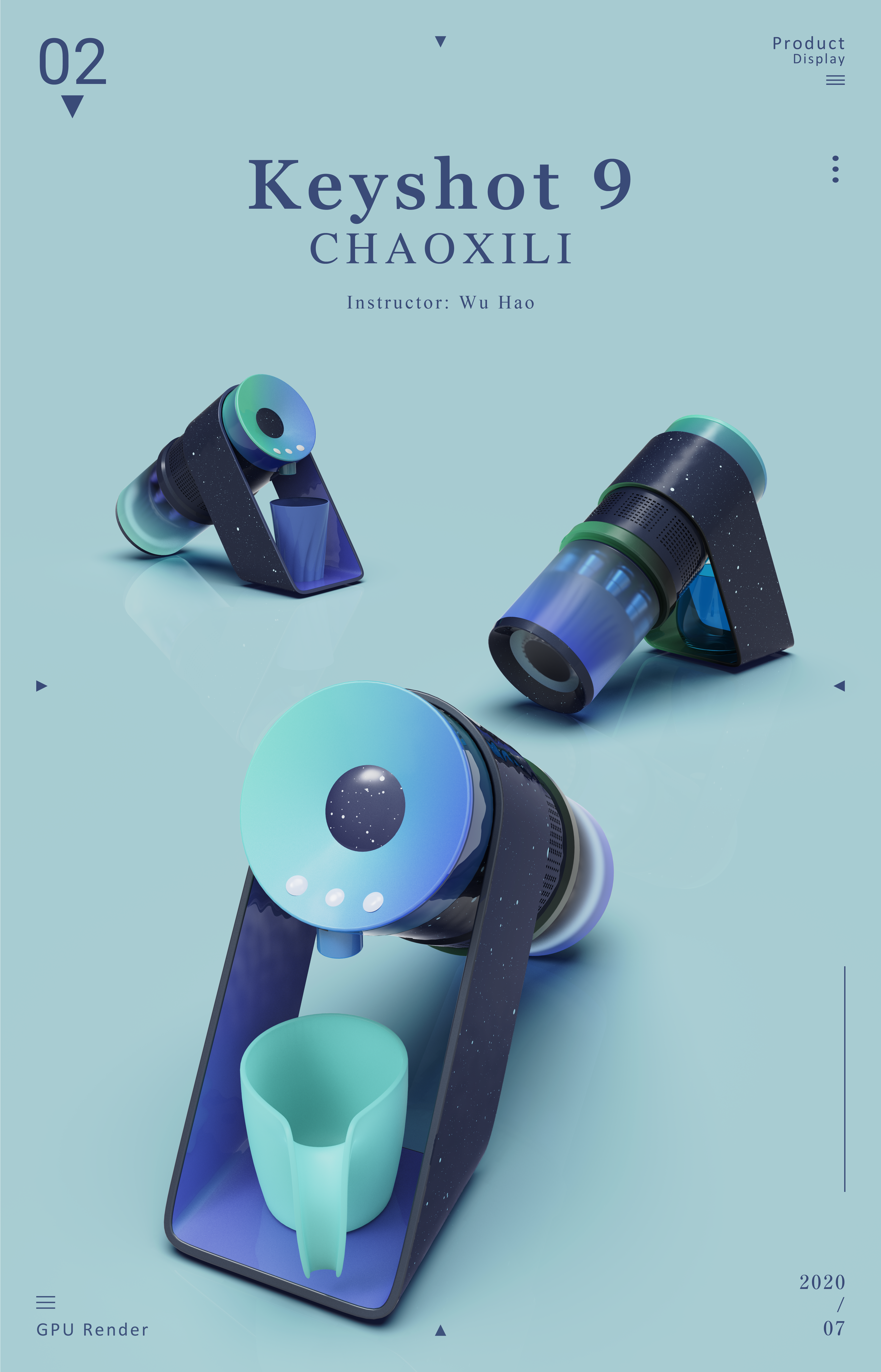 Day and night rendering project，