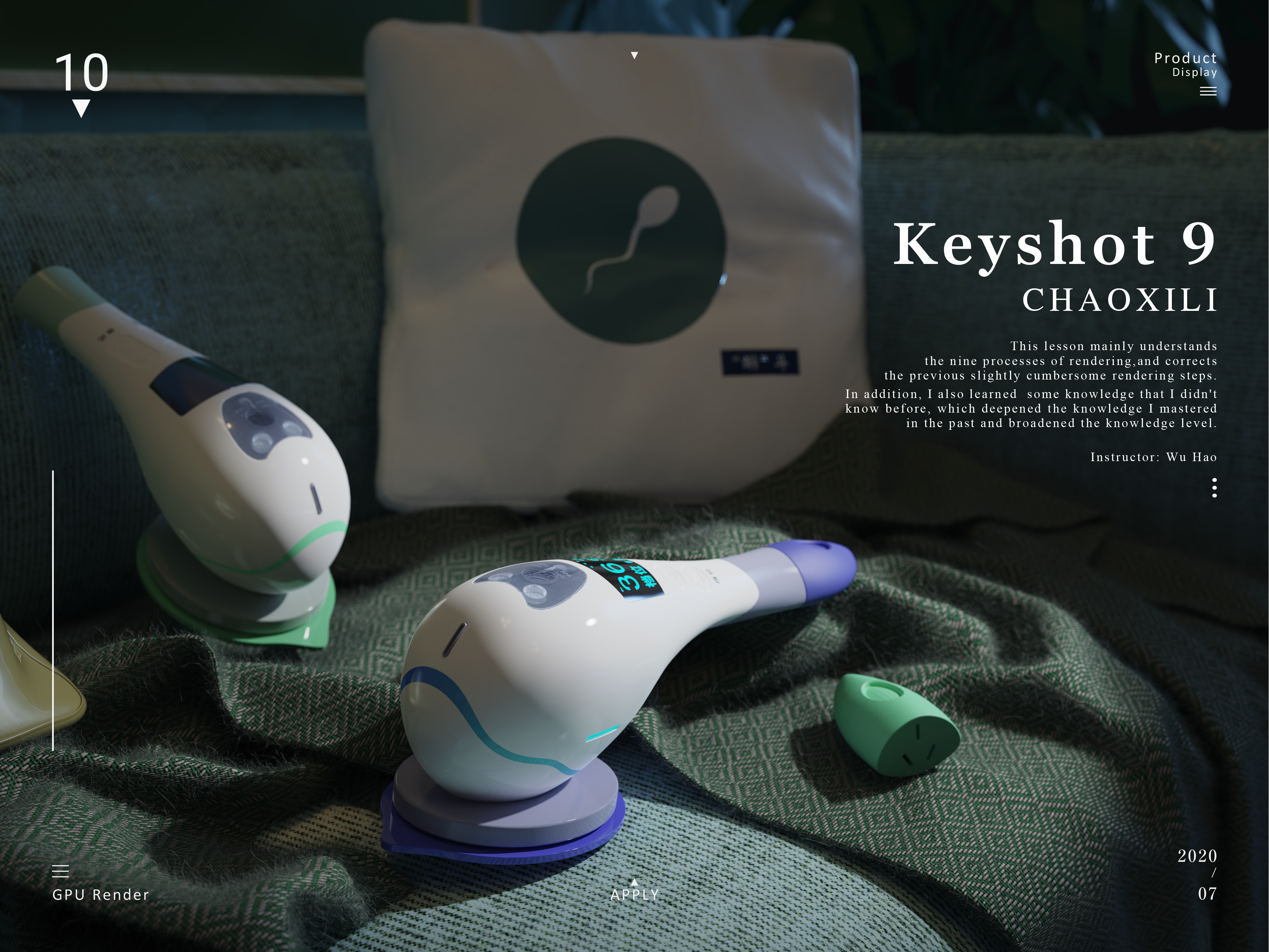 Day and night rendering project，