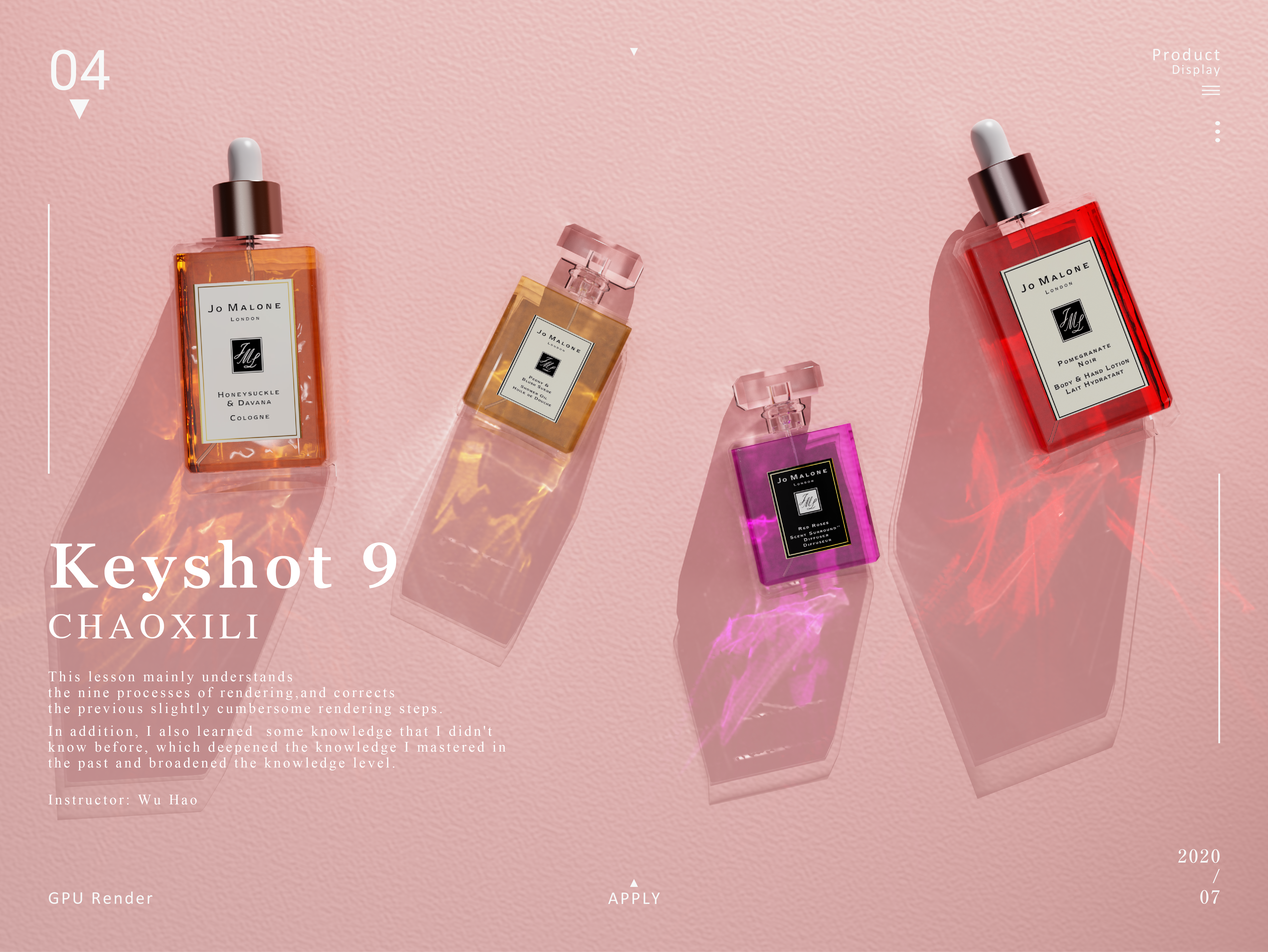 Day and night rendering project，