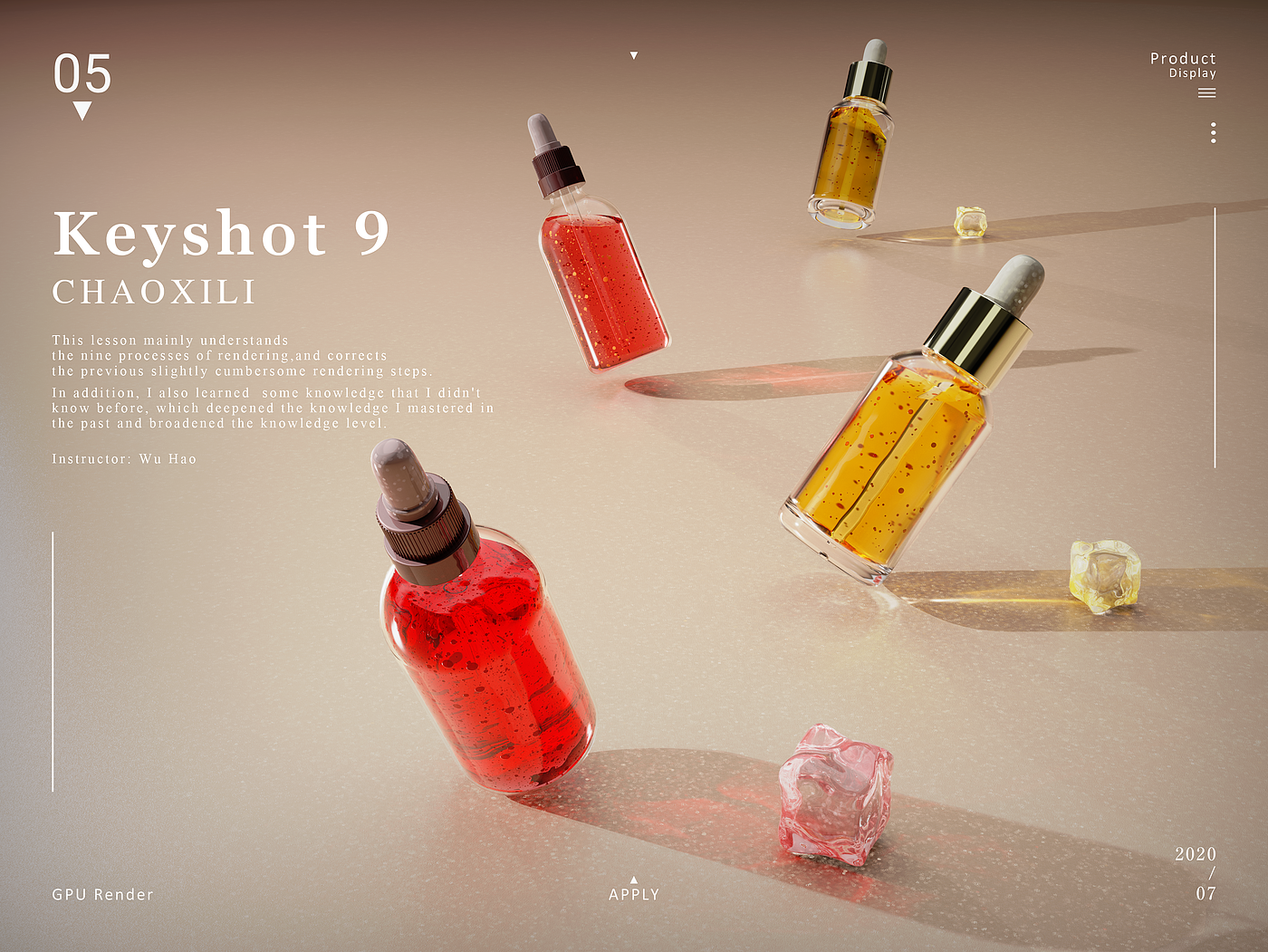 Day and night rendering project，