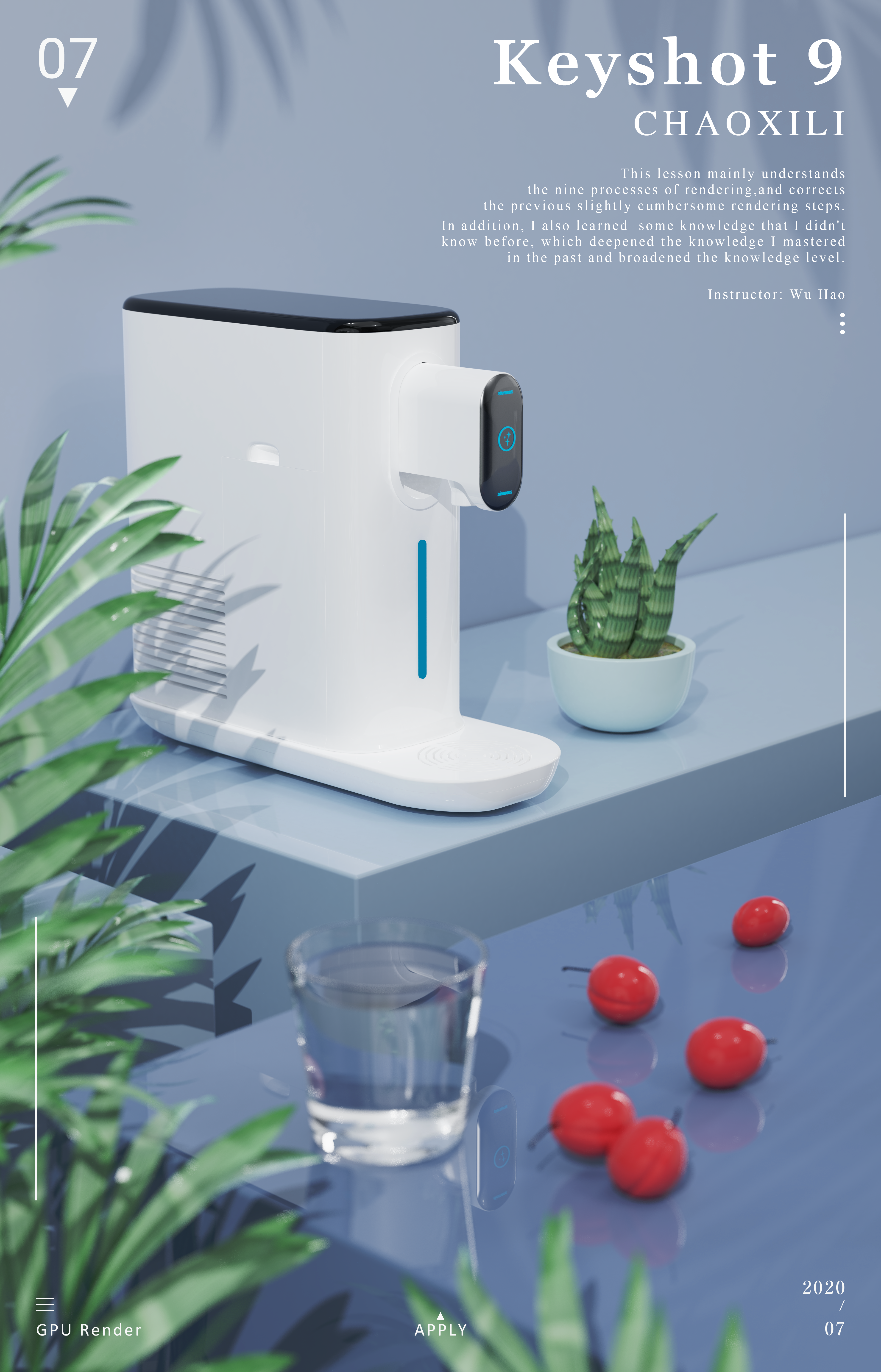 Day and night rendering project，