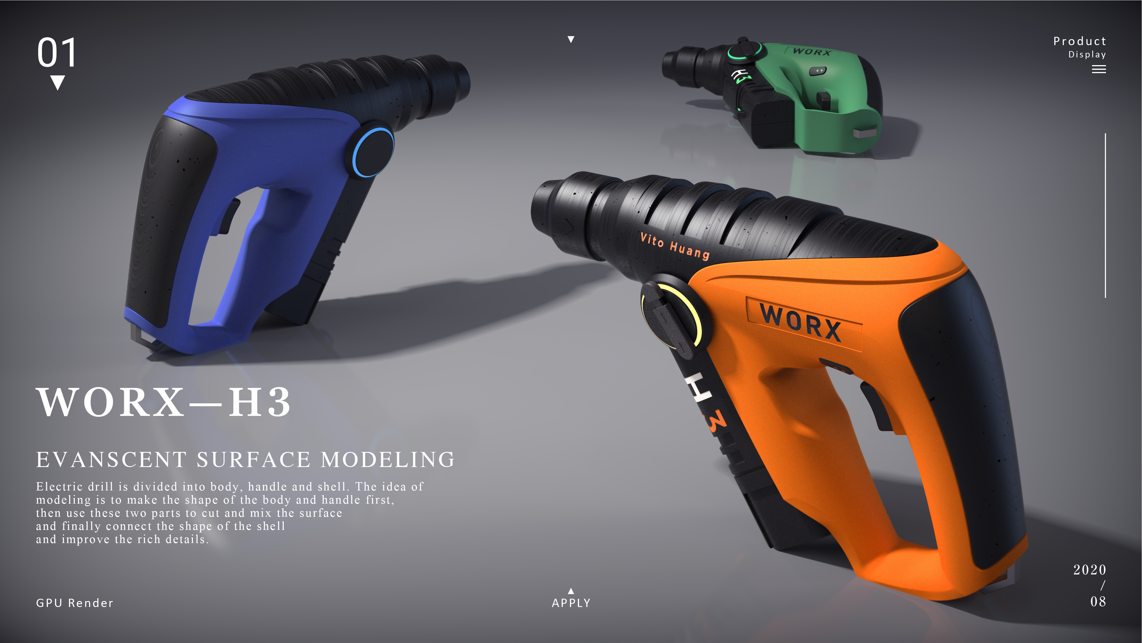 Day and night rendering project，