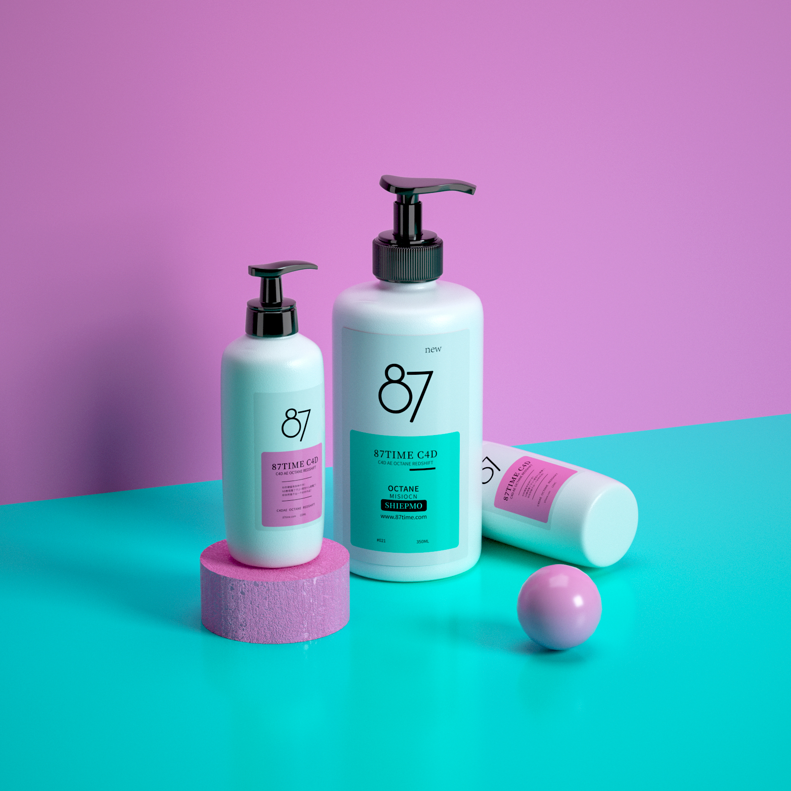 oc，c4d，3D modeling and rendering，Product rendering，keyshot，