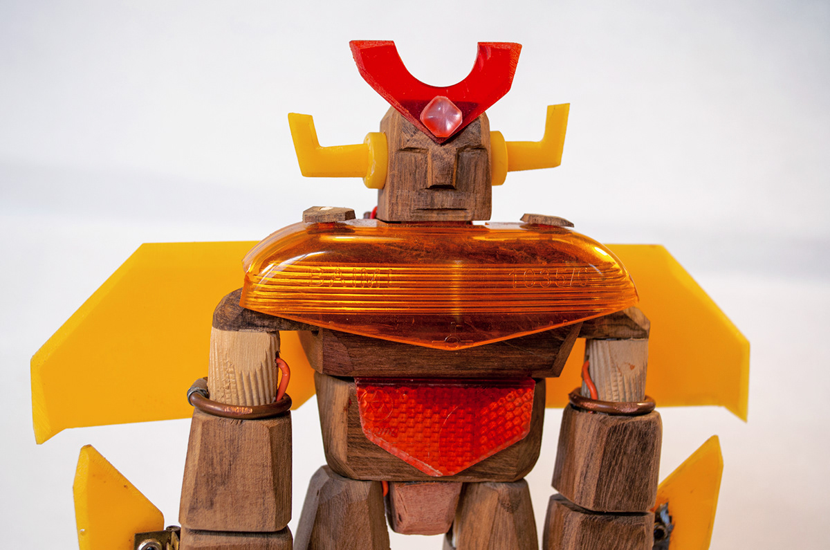 Arts and Crafts，Art toys，manual，Mecha，Mecha，woodiness，