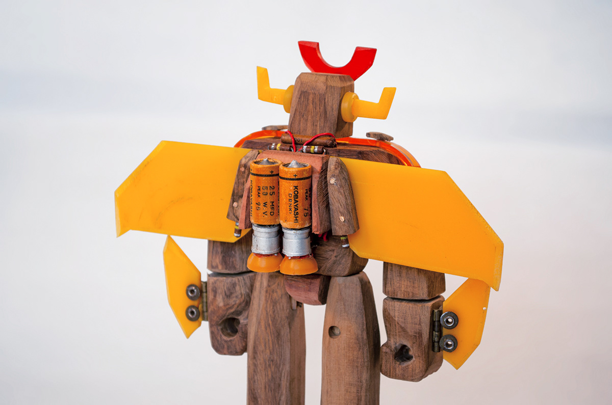 Arts and Crafts，Art toys，manual，Mecha，Mecha，woodiness，