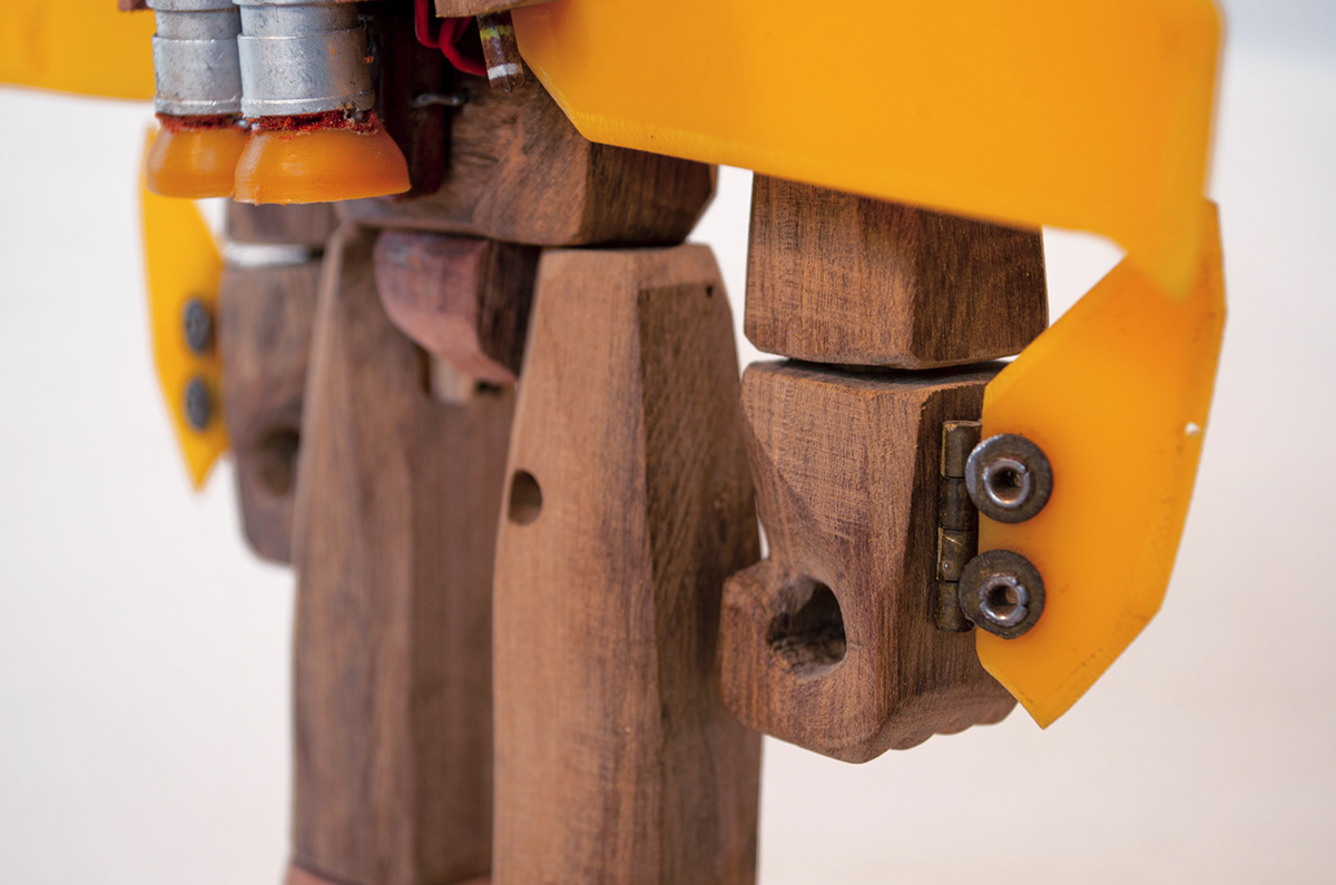 Arts and Crafts，Art toys，manual，Mecha，Mecha，woodiness，