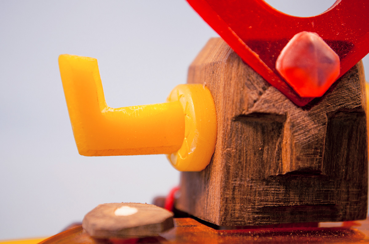 Arts and Crafts，Art toys，manual，Mecha，Mecha，woodiness，