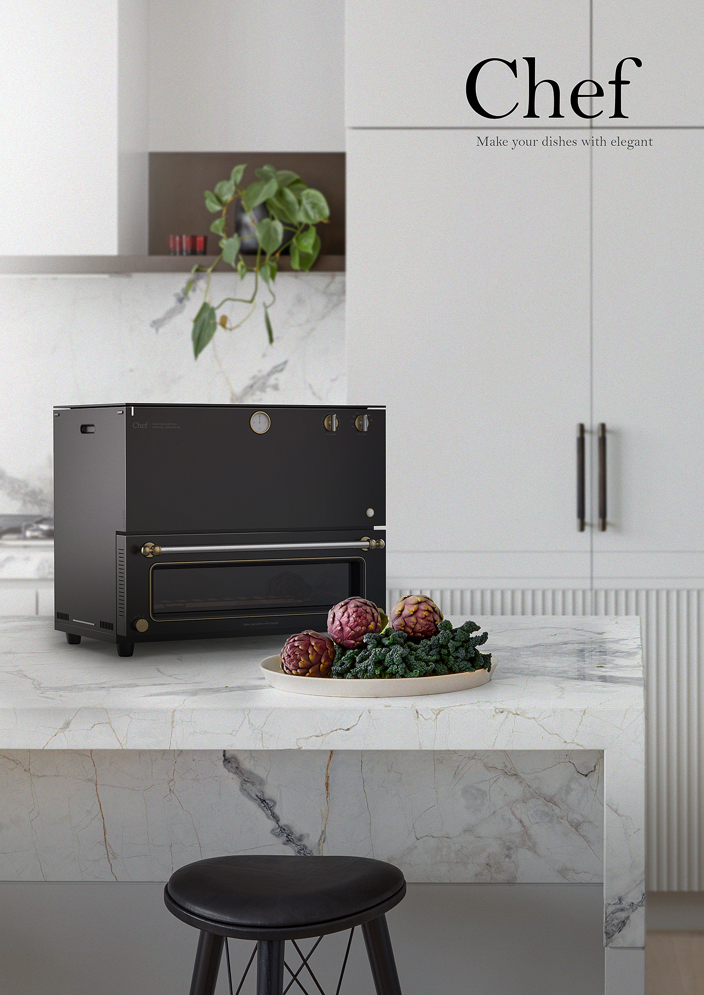chef，oven，Smoke，practical，