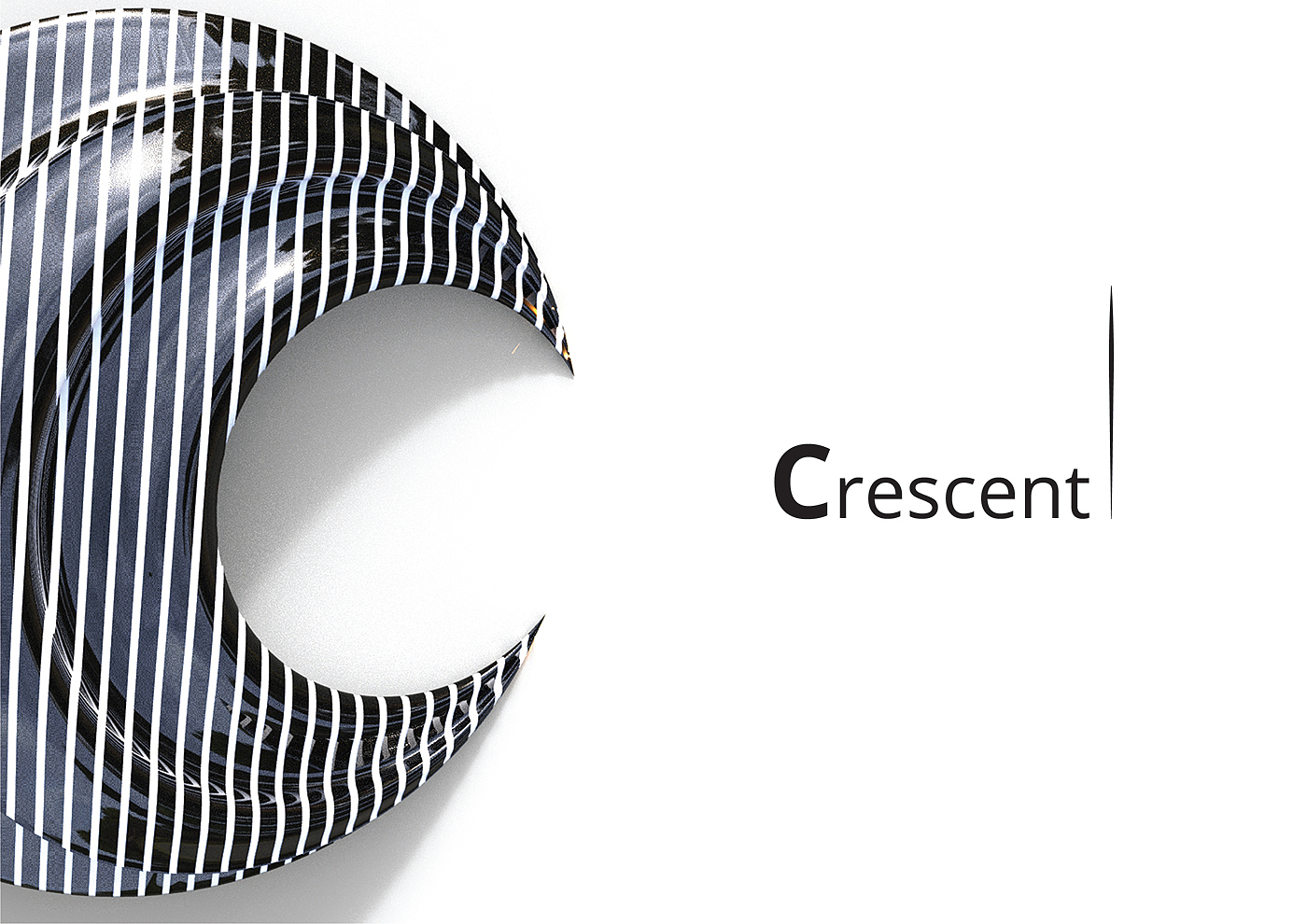 奇特，月亮，公共座椅，Crescent，