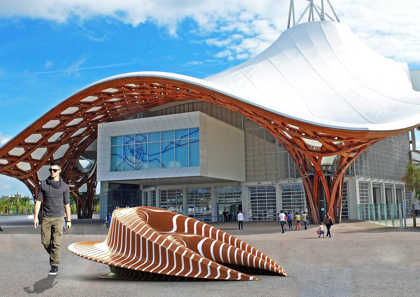 peculiar，moon，Public seat，Crescent，