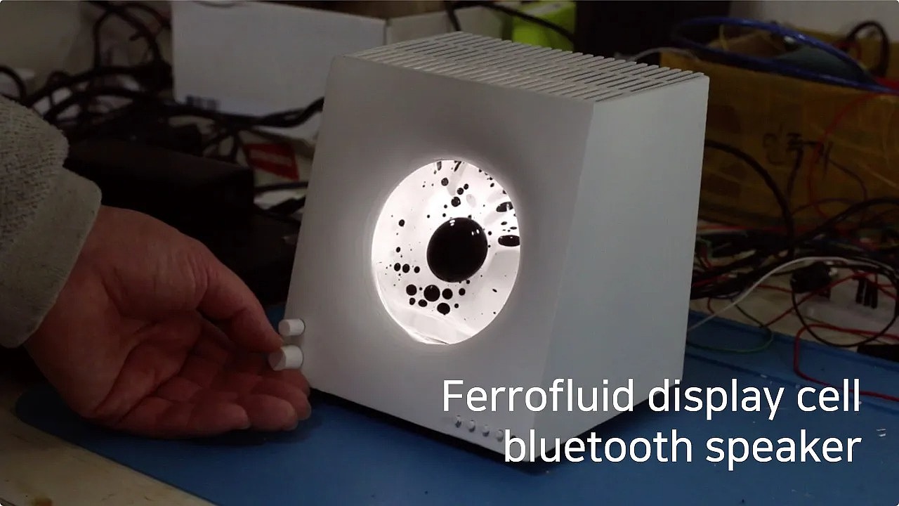 sound，visualization，Magnetic fluid，Bluetooth，speaker，