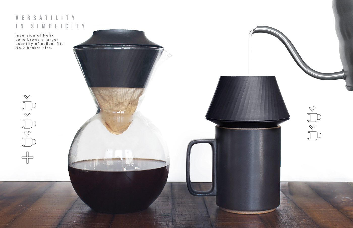 Coffee，Helix，kitchenware，Filter cup，