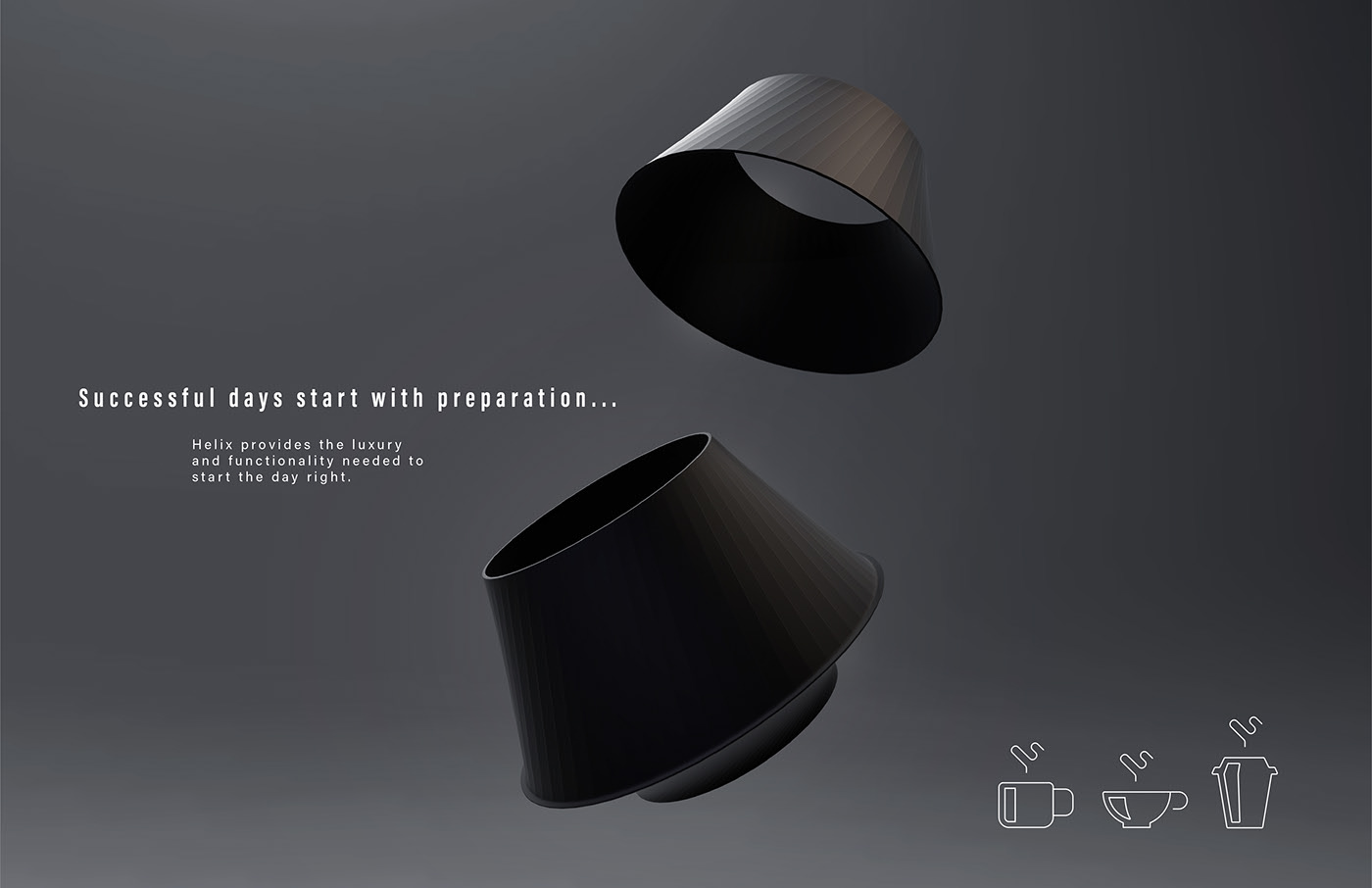 Coffee，Helix，kitchenware，Filter cup，