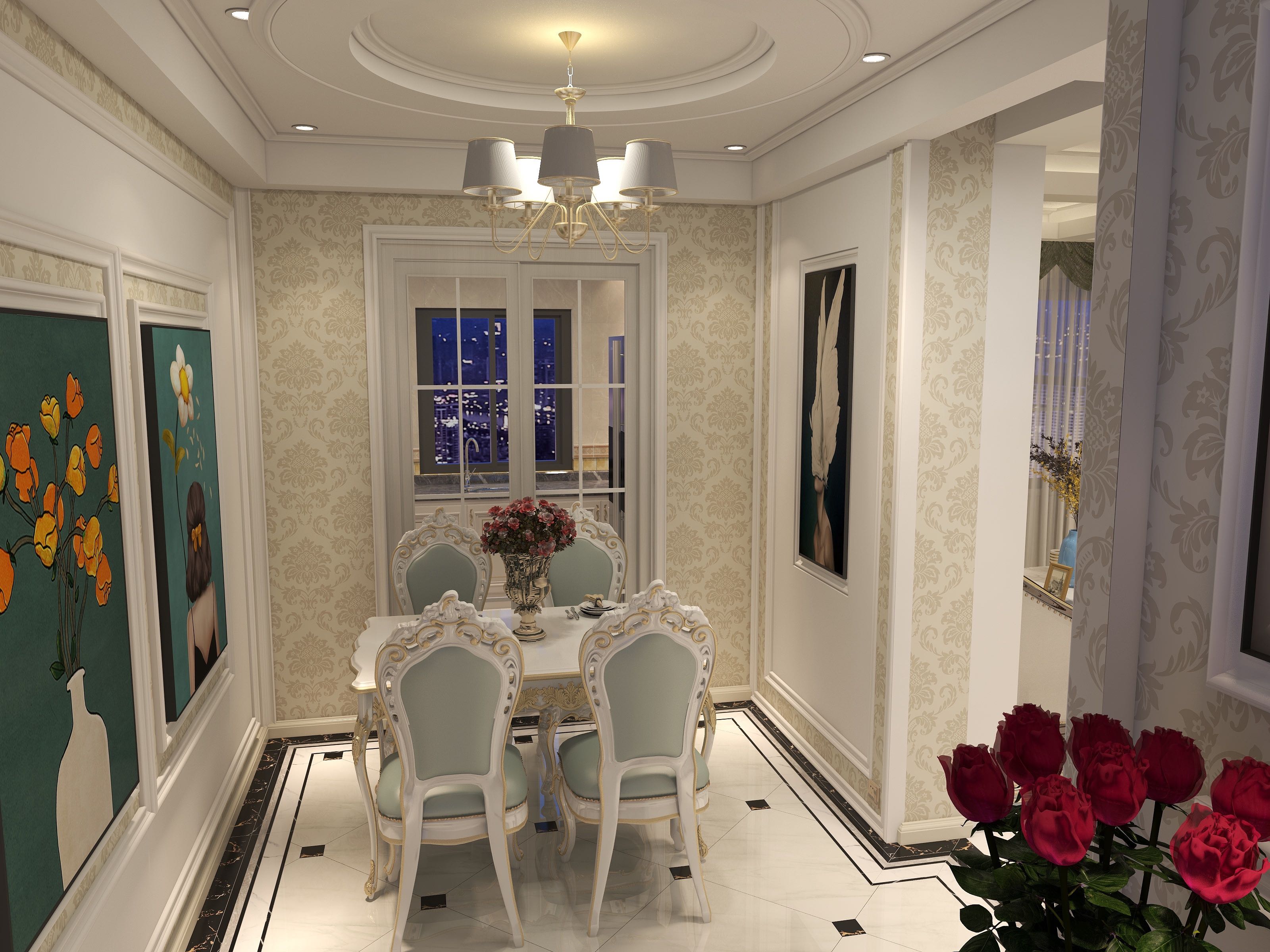 American interior design，