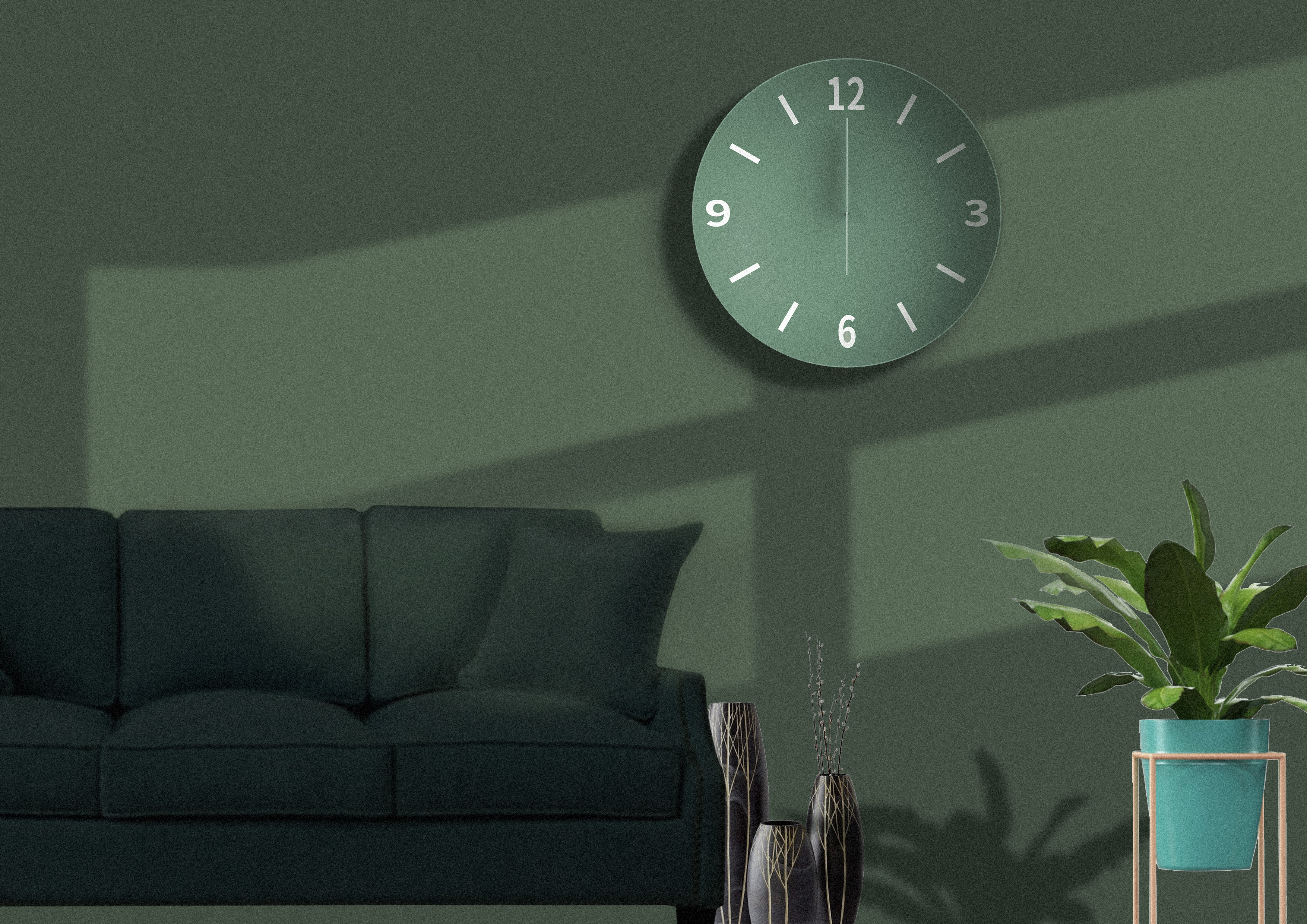 Pay tribute to Bauhaus, wall clock，