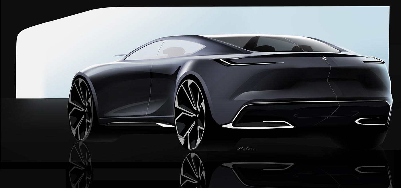 automobile，Sketch，manuscript，painting，