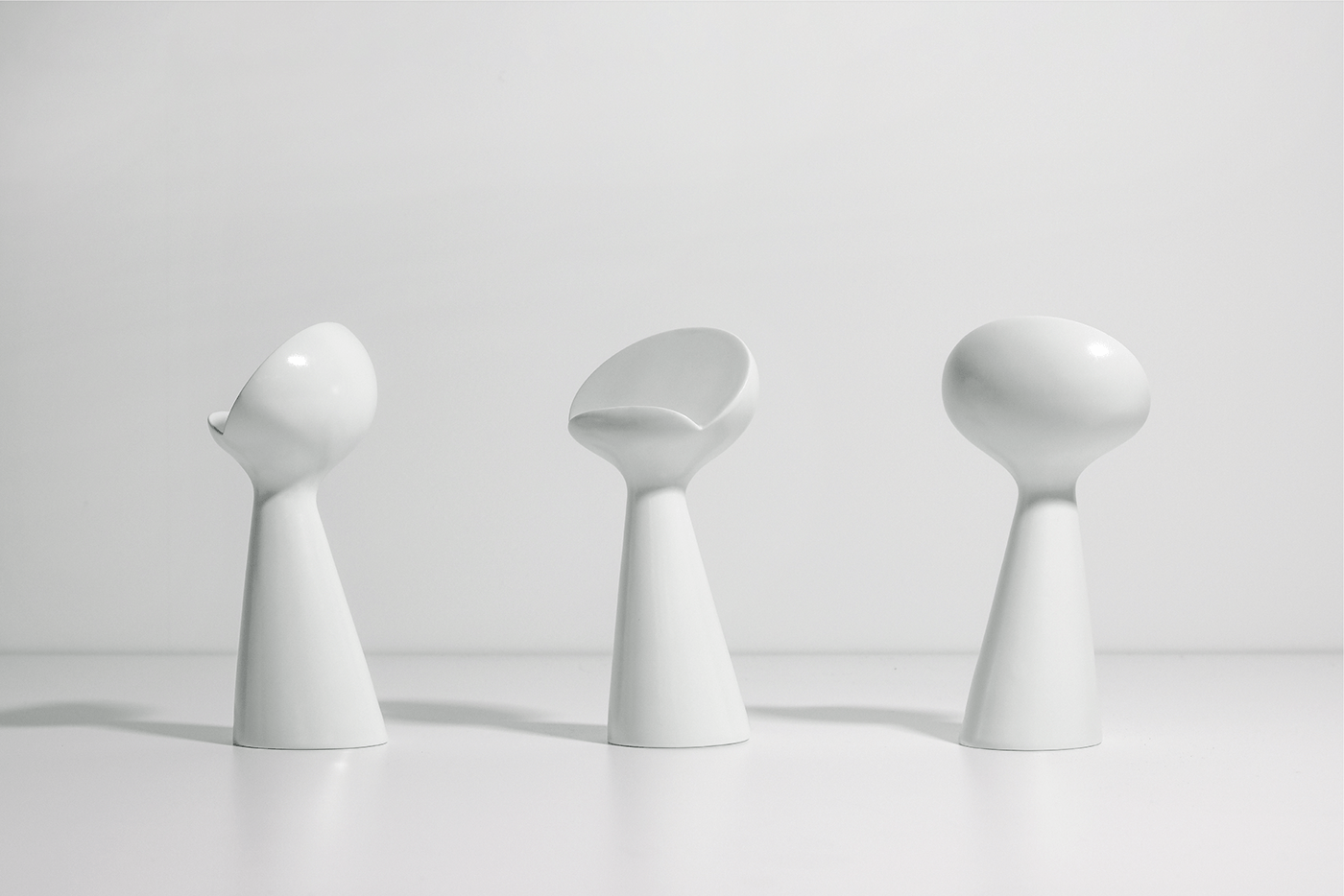 Mobile phone bracket，swan，Spoon，white，