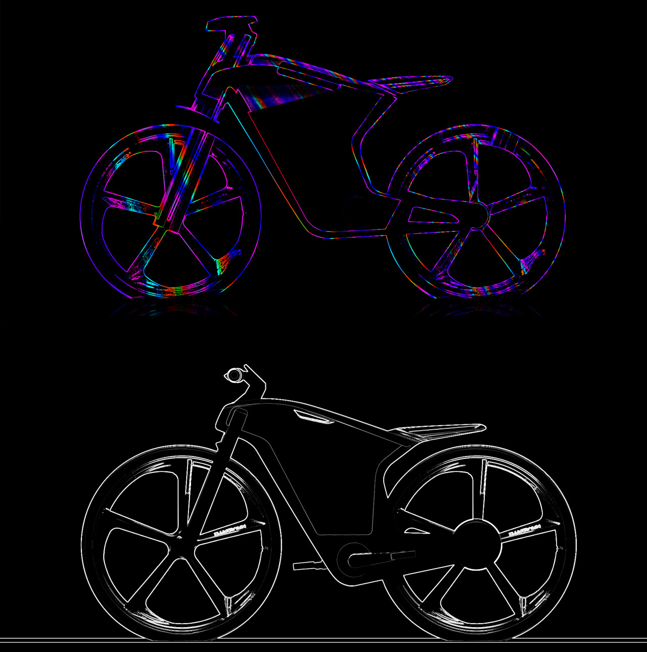 intelligence，Semi kinematic，Bicycle，conceptual design，Electric，