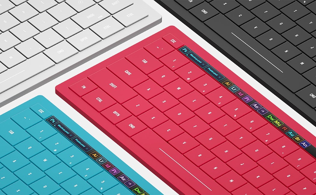 产品设计，无线键盘，Adobe，101Keyboard，
