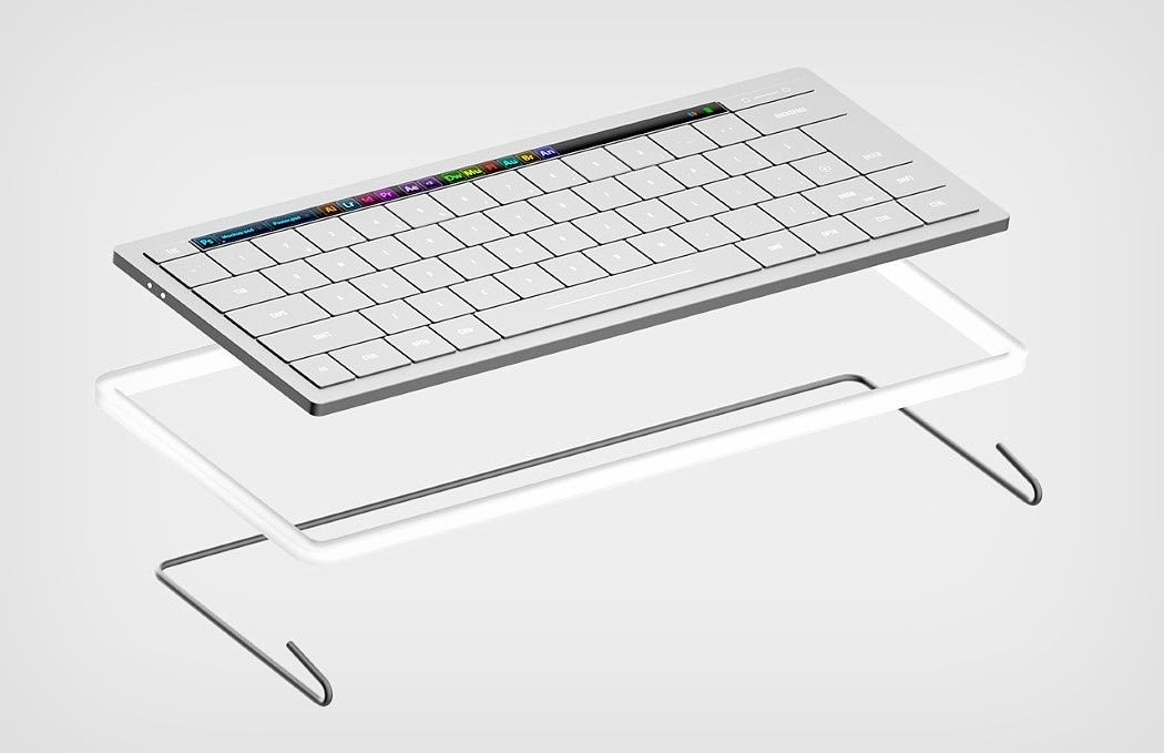 product design，wireless keyboard，Adobe，101Keyboard，
