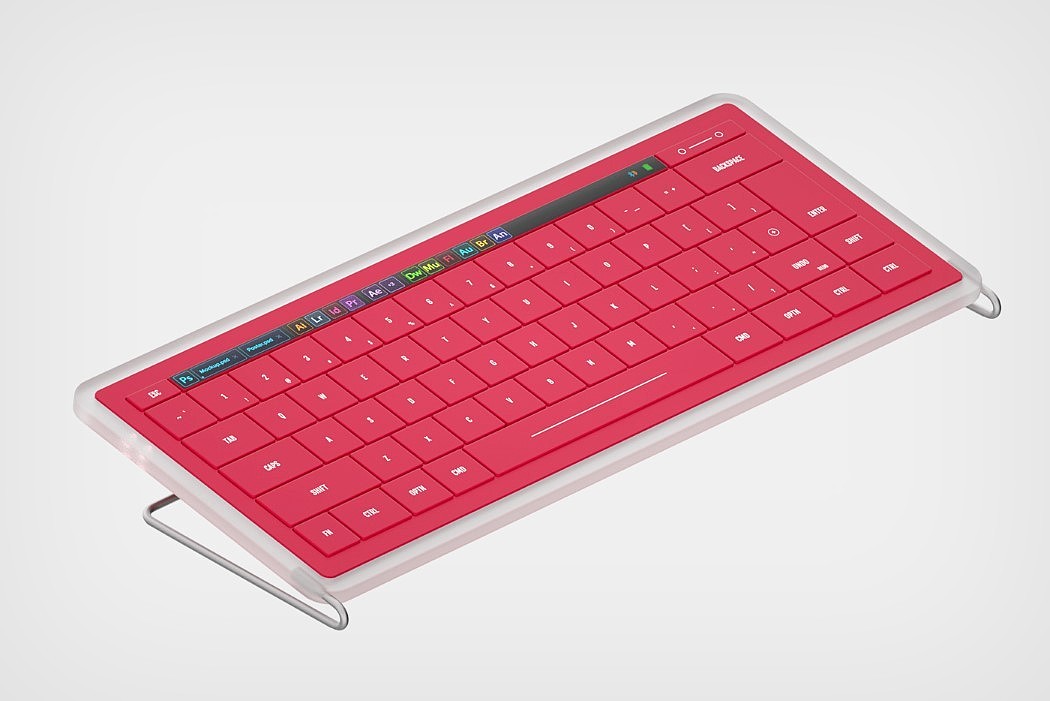 product design，wireless keyboard，Adobe，101Keyboard，