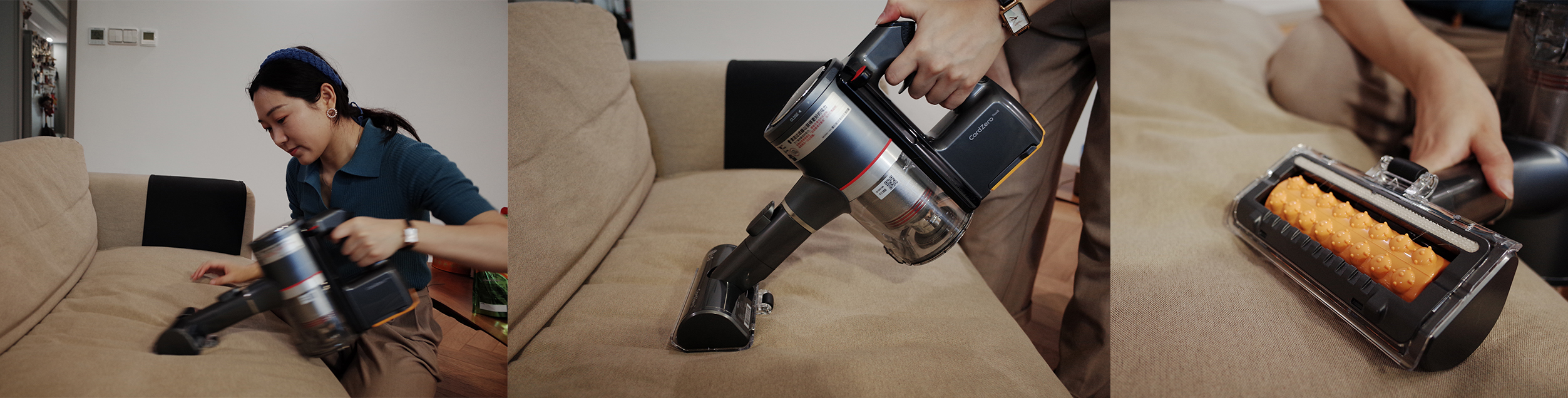 New product evaluation of LG a9k vacuum cleaner，Furniture designer almond vegetable head，