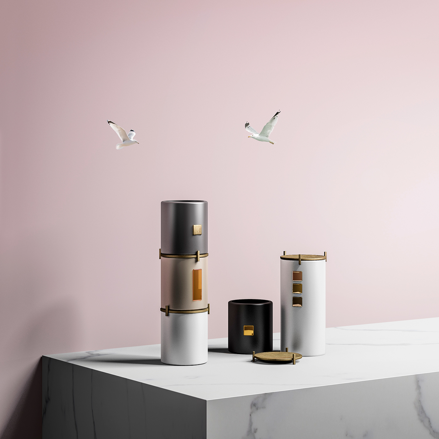 artistic conception，Lighthouse modeling，Lighthouse，lamps and lanterns，