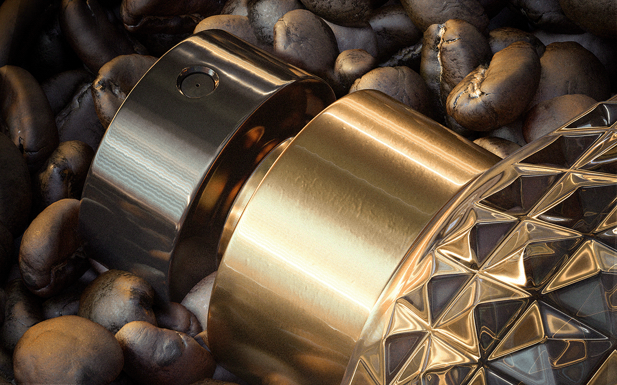 Valentino，cg，bottle，Model rendering，