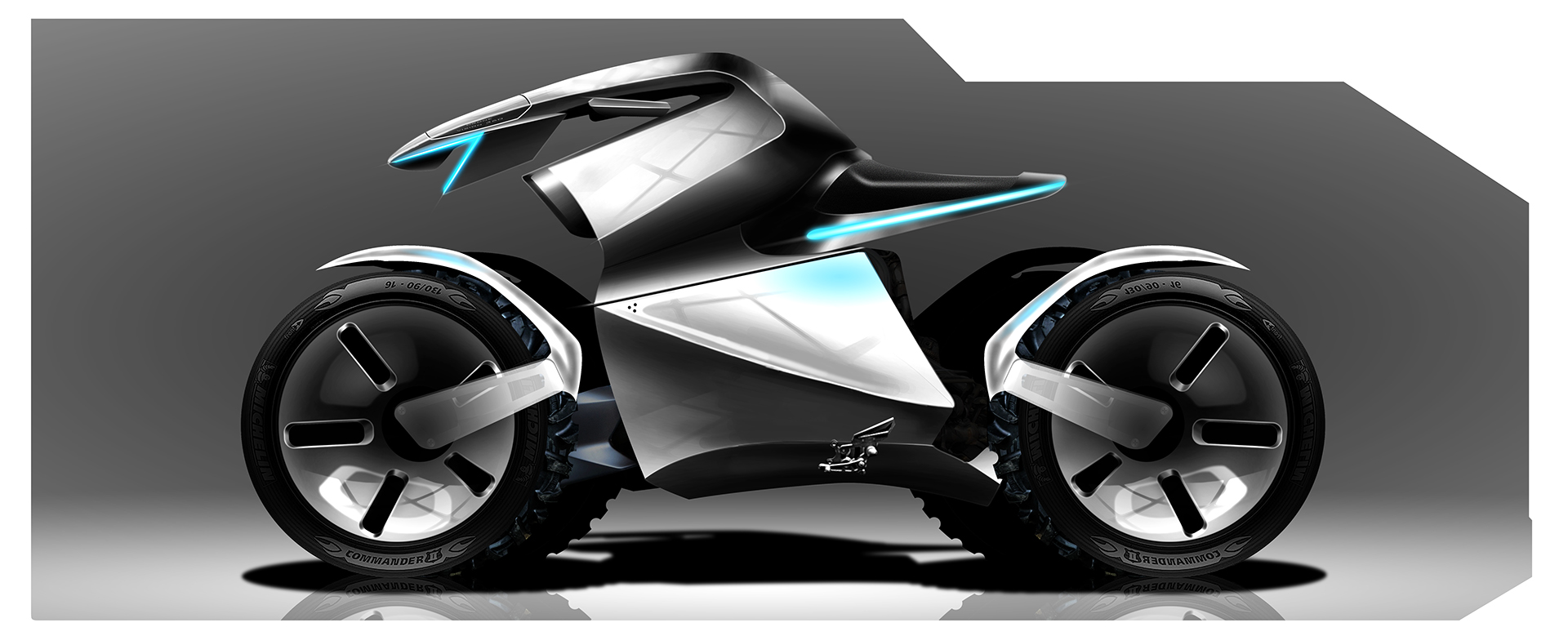 Falcon，motorcycle，concept，honda，