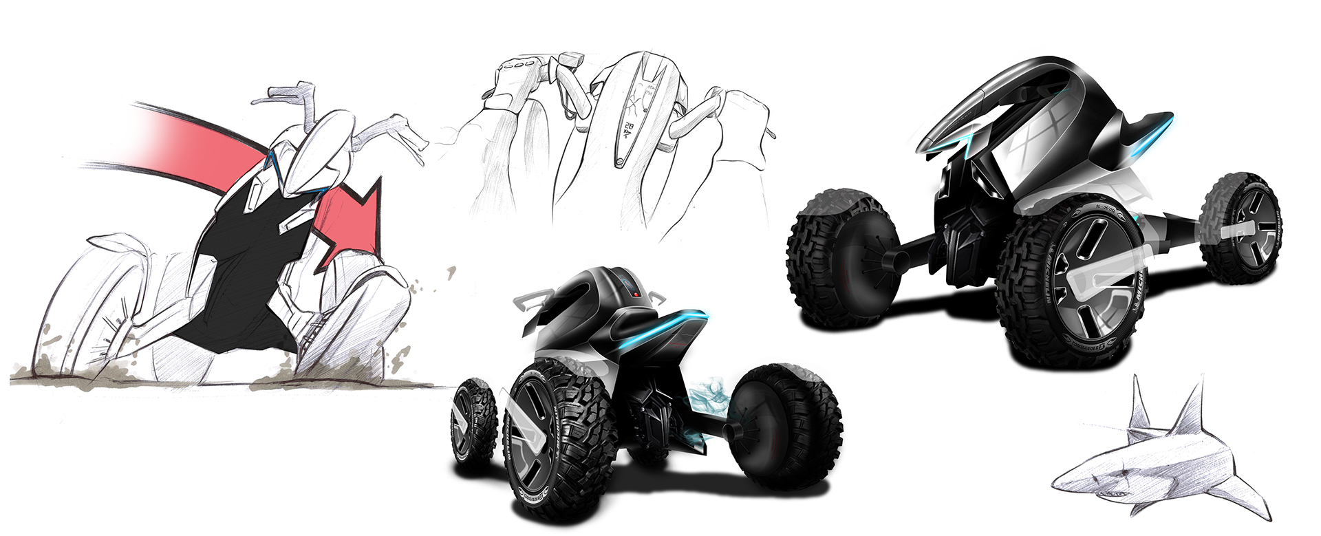 Falcon，motorcycle，concept，honda，