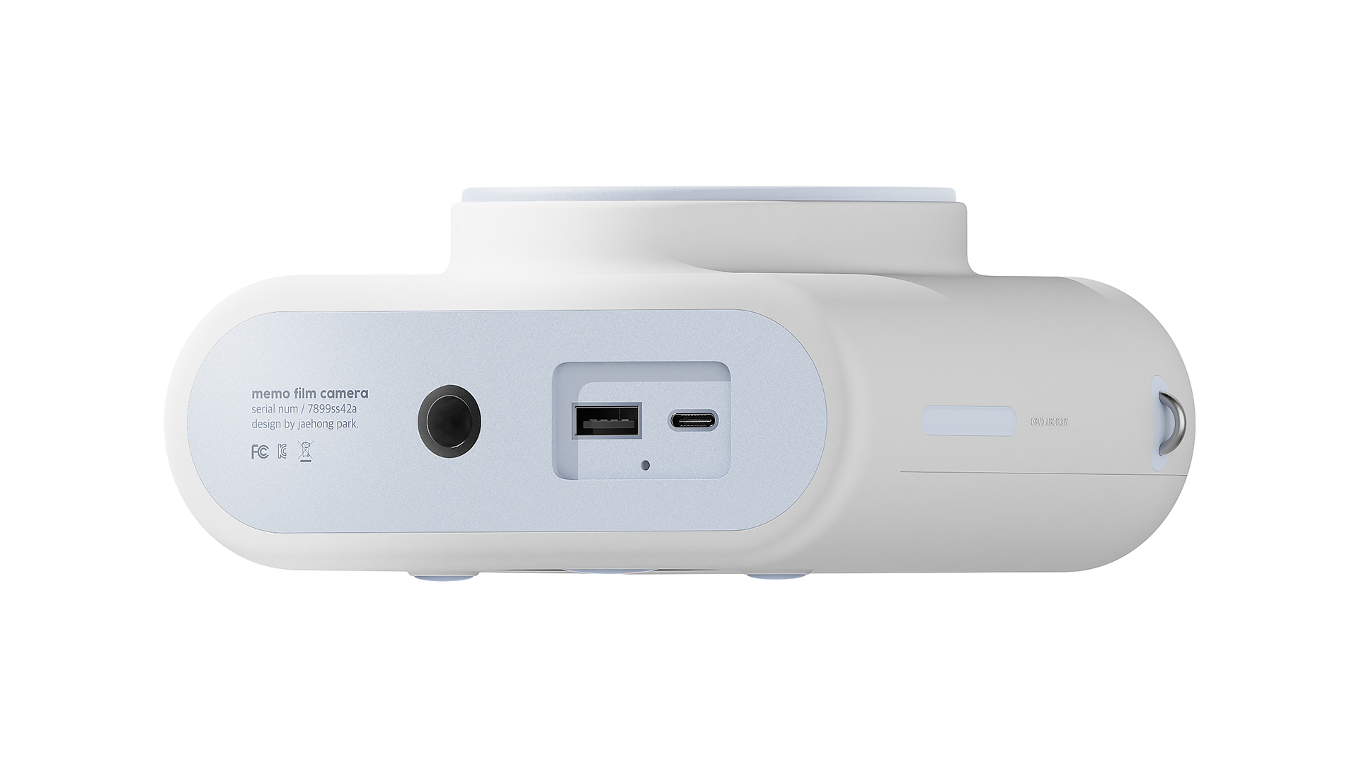 Instant film camera，Memo，Jaehong Park，white，camera，Portable，