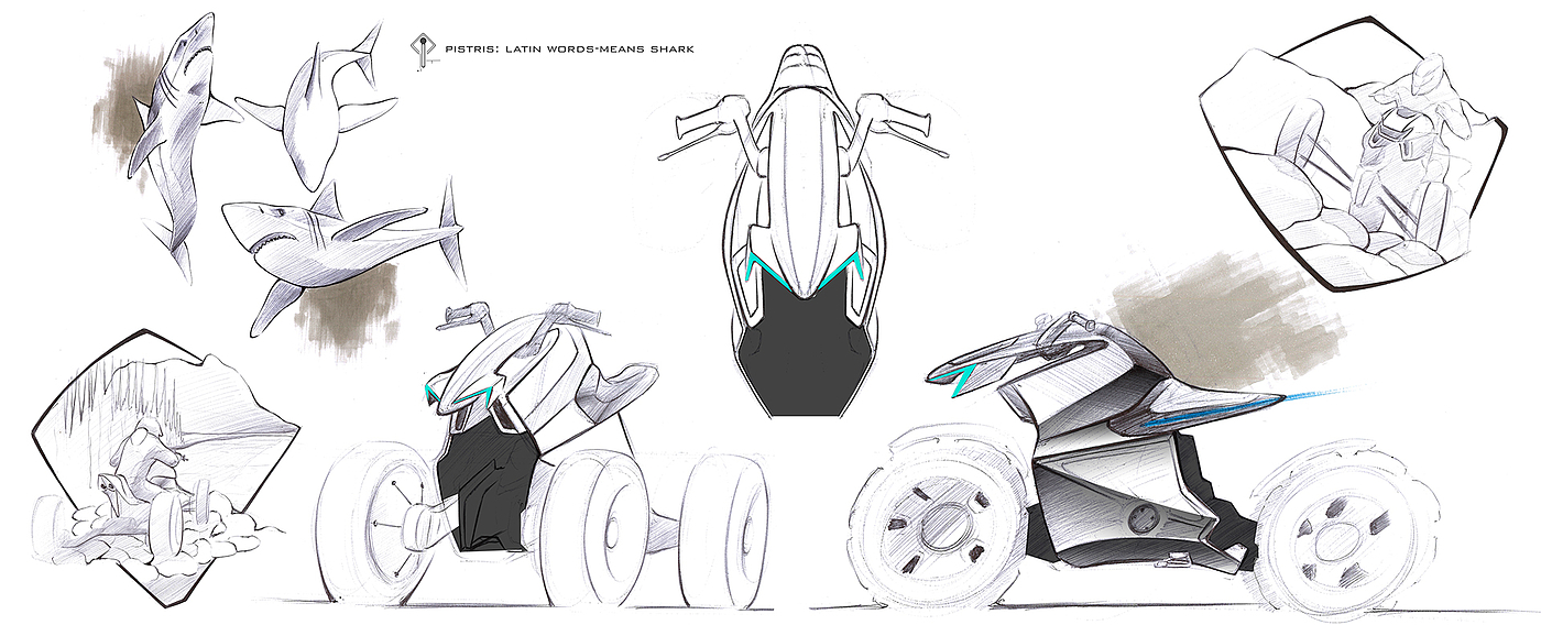 Falcon，motorcycle，concept，honda，