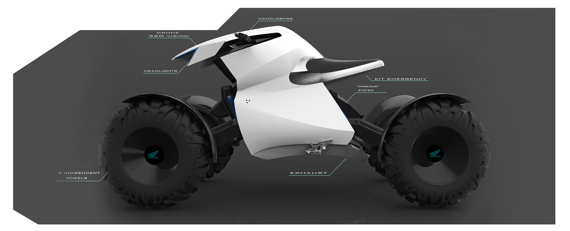 Falcon，motorcycle，concept，honda，