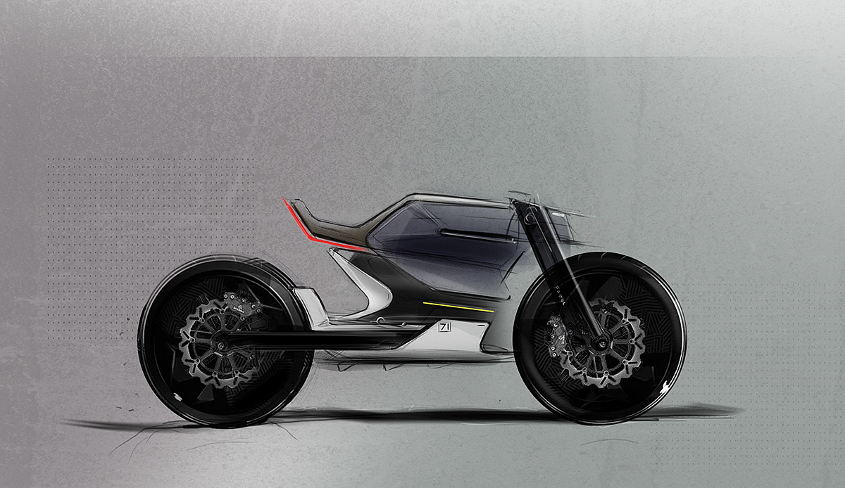 sketch，motorcycle，industrial design，vehicle，