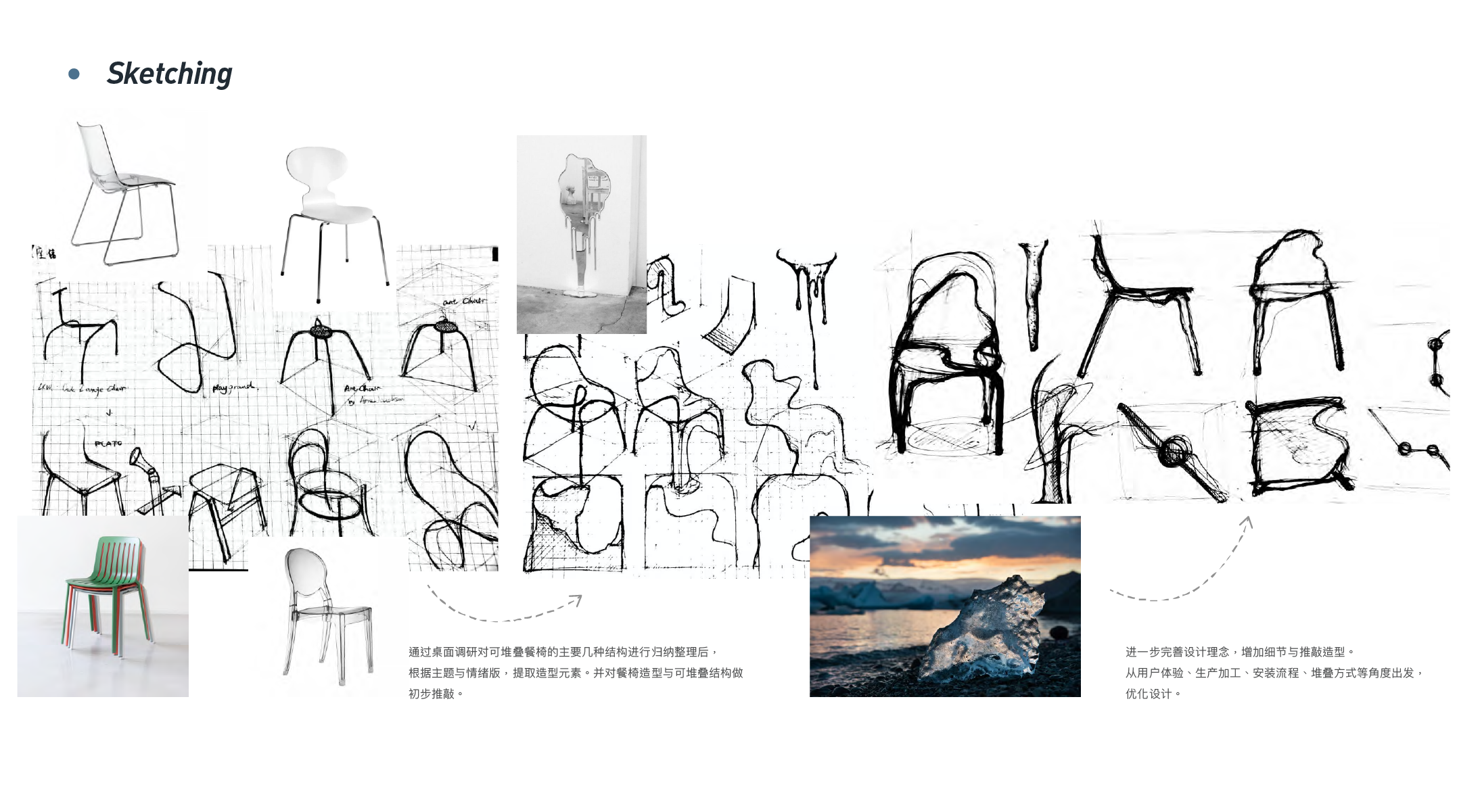 Dining chair，global warming，