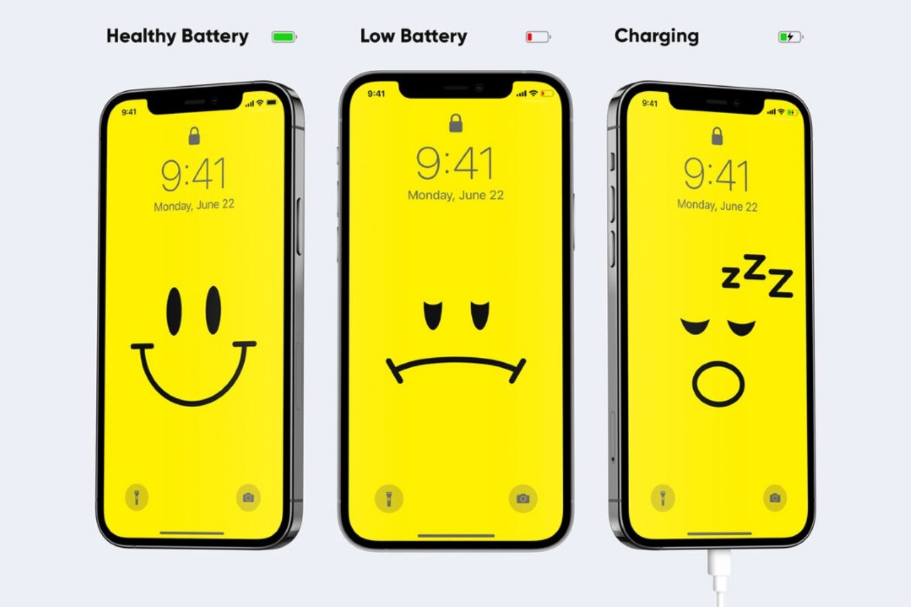 这些iphone壁纸会自动更改以反映您手机的电量 普象网